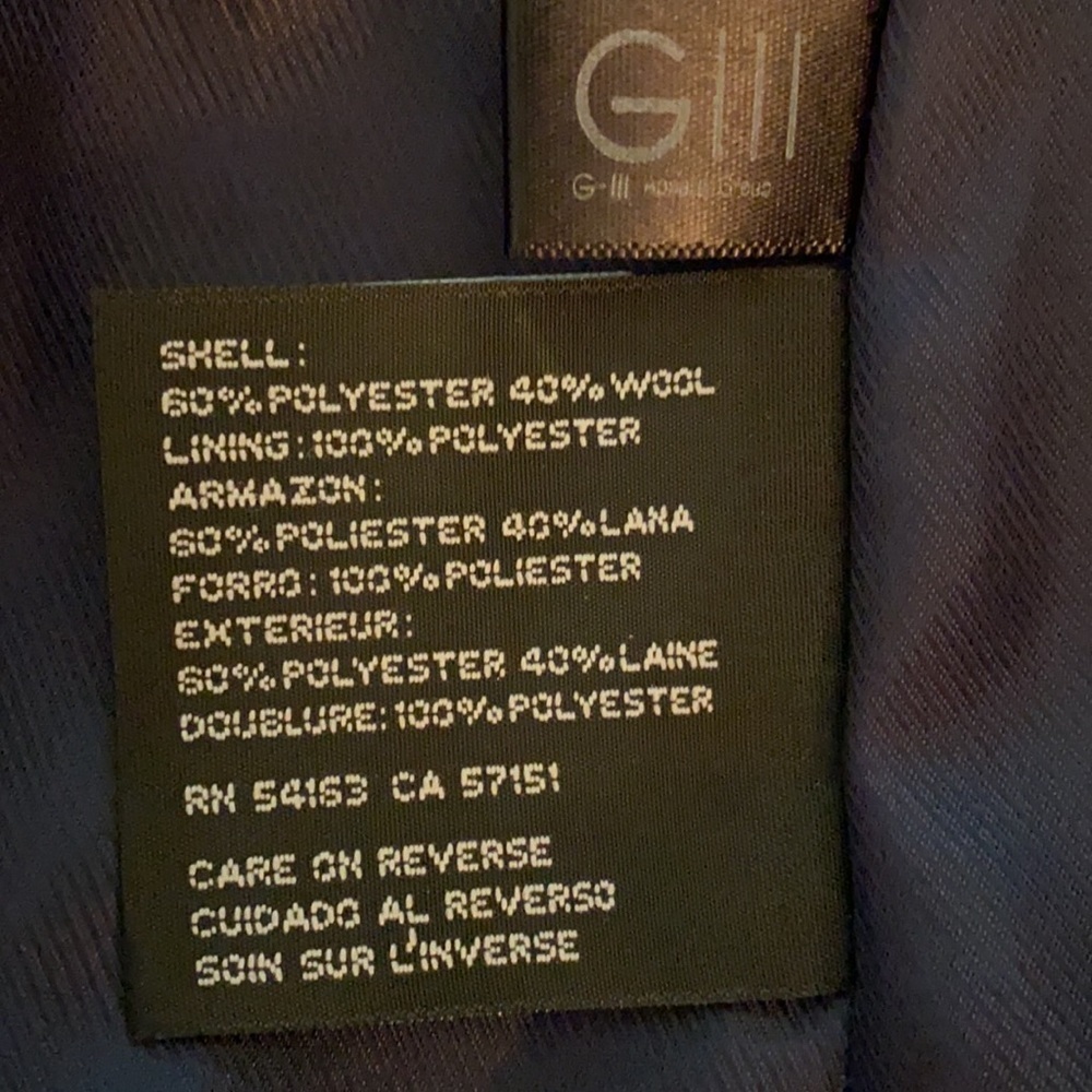 Jones New York Wool Blend Long Coat - Picture 11 of 12